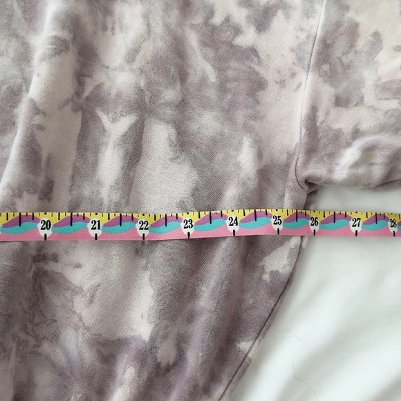 Young Fabulous & Broke Juliette Purple Tie Dye Sweater with Dolman Sleeves XS - Picture 13 of 16